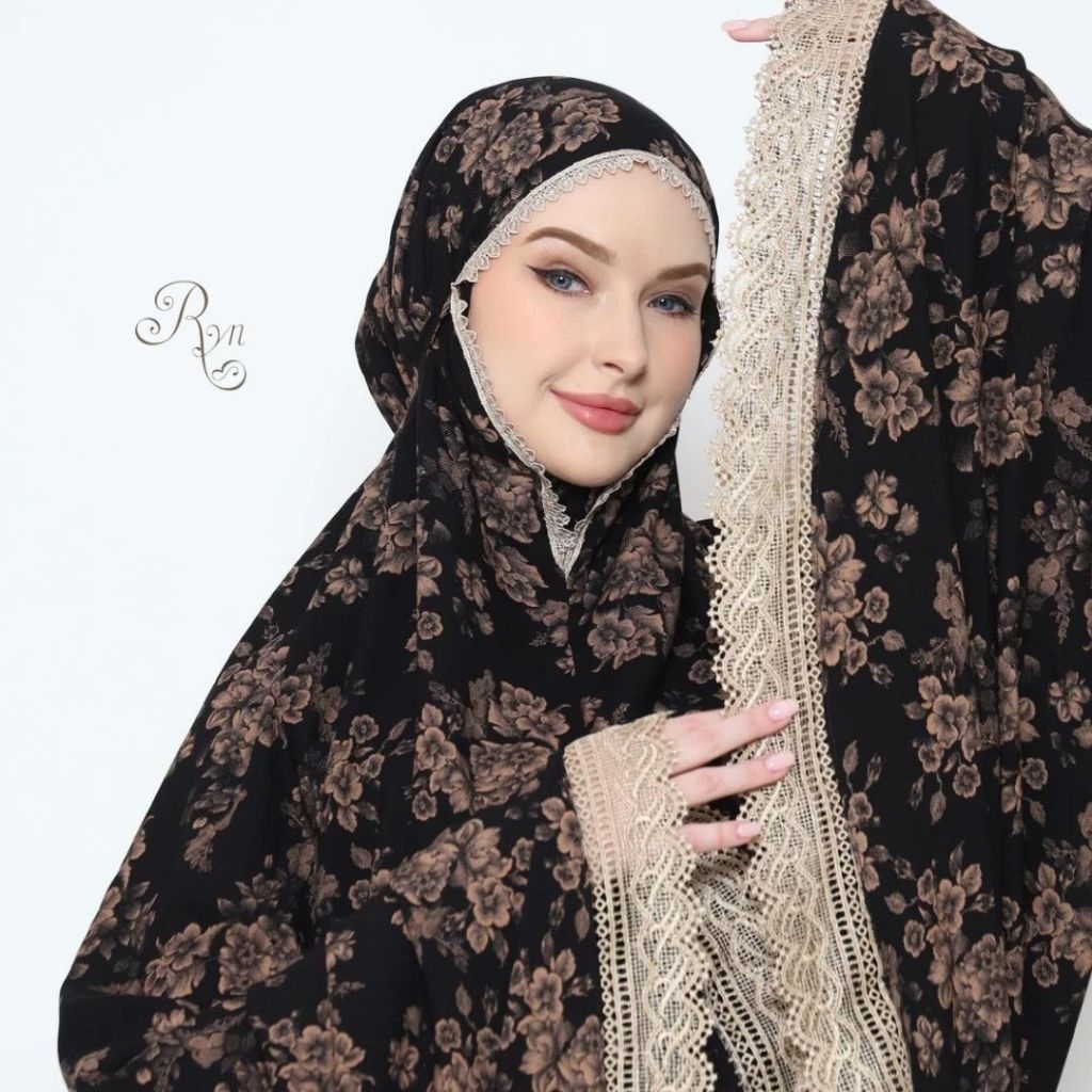 MUKENA RYN RAYYAN HAWA 5 SERIES BAHAN VISCOSE IMPORT ADEM DAN NYAMAN | MUKENA DEWASA SUPER JUMBO | M