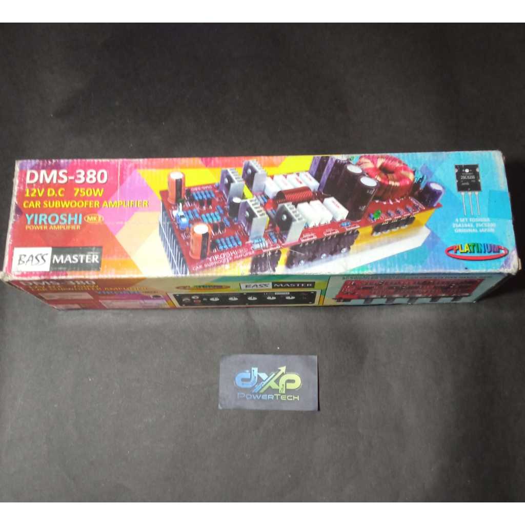 CAR SUBWOOFER AMPLIFIER YIROSHI MK3 POWER AMPLIFIER + DMS-518 SUBWOOFER CONTROLLER 12V DC 750W by PL