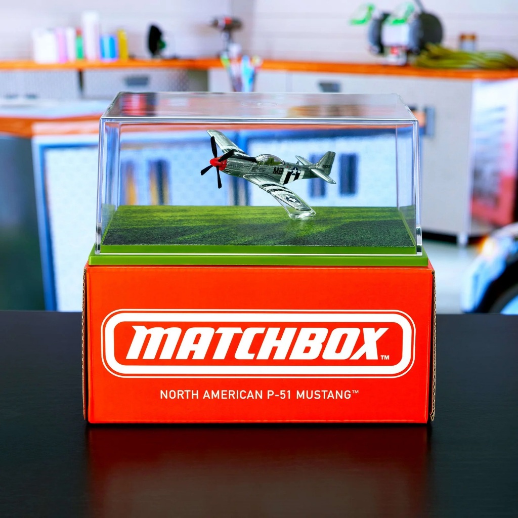 Matchbox North American P-51 Mustang special edition - pesawat pajangan airplane jetplane
