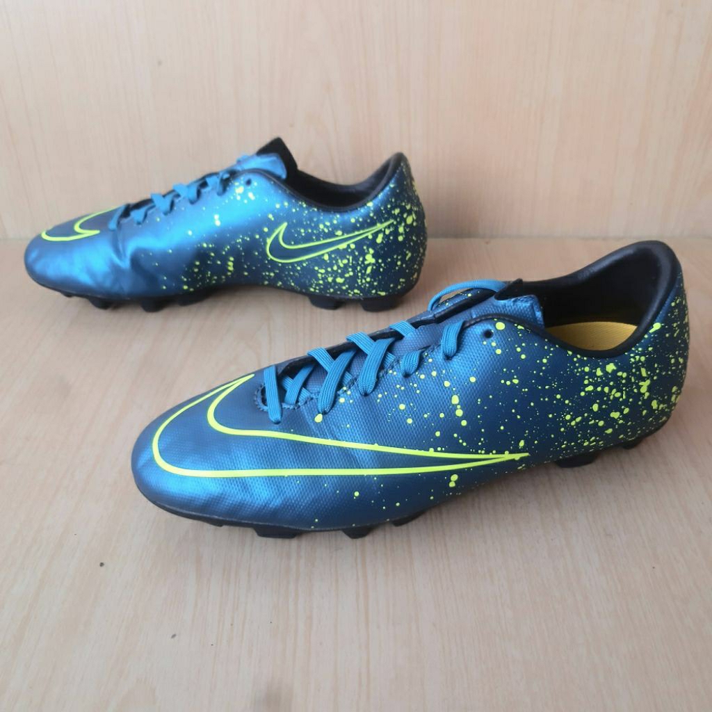 SEPATU BOLA SECOND/PRELOVED/BEKAS NIKE MERCURIAL VICTORY HG ELECTRO FLARE PACK (UPPER SAJA) SIZE 39/