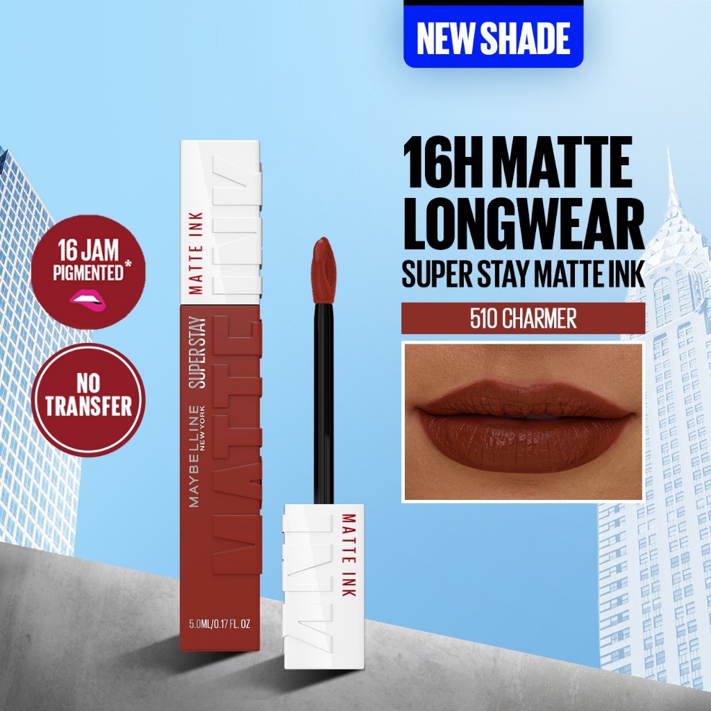 Maybelline Superstay Matte Ink Liquid Long Lasting Waterproof Matte Lipstick Lipcream Make Up Transf