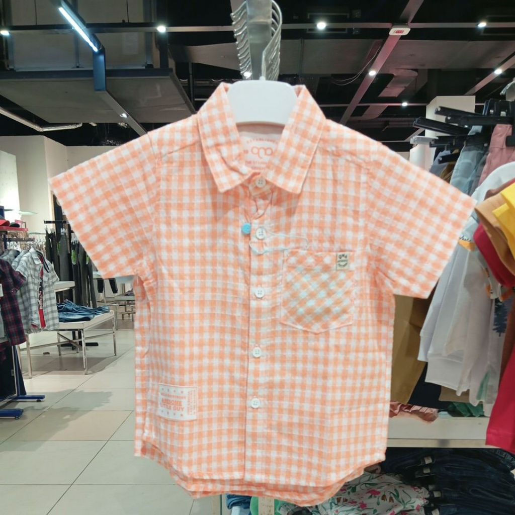 kemeja anak laki-laki brand QNA