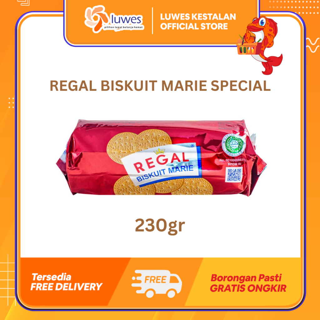 Regal Biskuit Marie Special 230gr | Biskuit Regal Marie | Biskuit Regal Murah