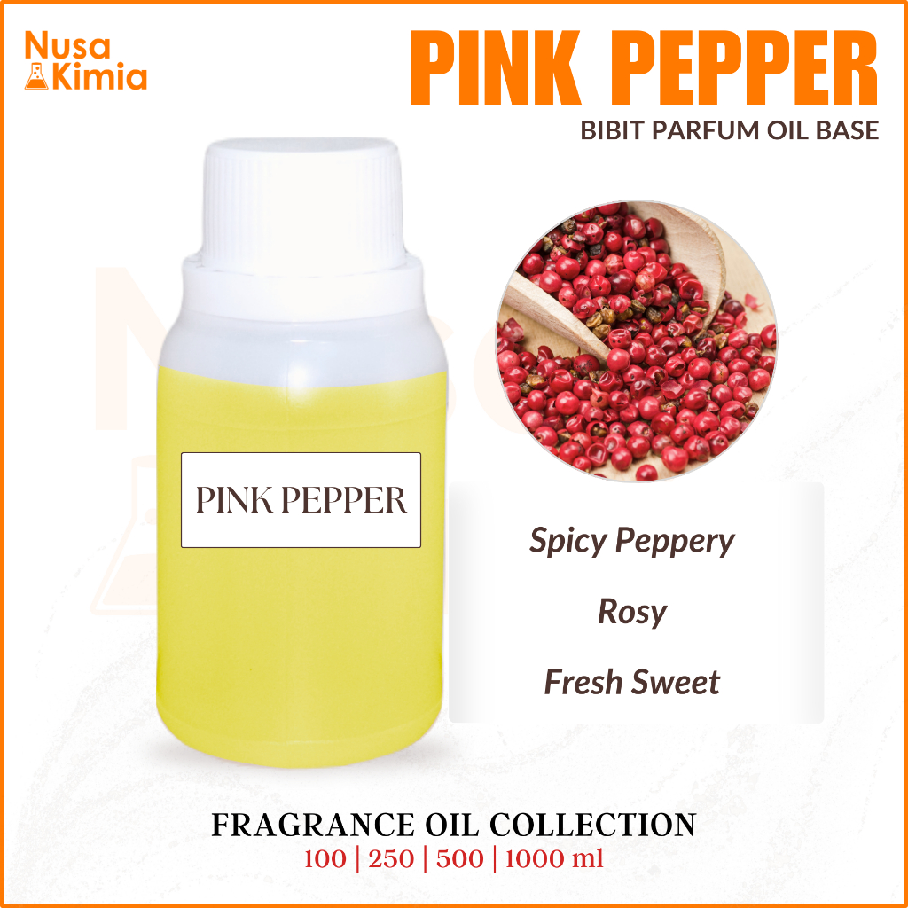 Bibit Parfum Pink Pepper 1 Liter - Fragrance Oil untuk Parfum, Candle & Diffuser