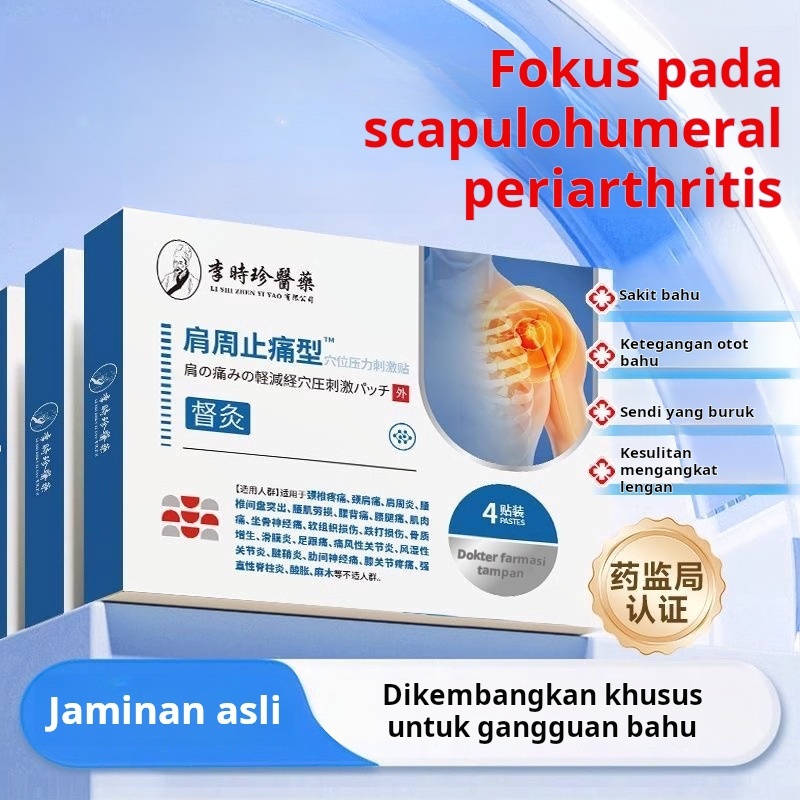 Plester Terapi Bioaktif Jepang Pereda Nyeri (4 Lembar/Box) – membantu meredakan nyeri otot & sendi m