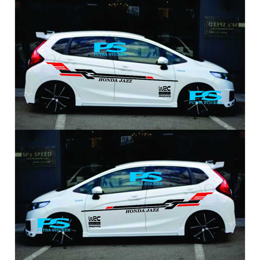 promo sticker cutting mobil honda jazz sticker mobil honda jazz terbaru