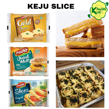 Keju Slice Merk Prochiz/Slice Quick Melt/Slice Gold/Keju Slice Original/Keju Lembaran