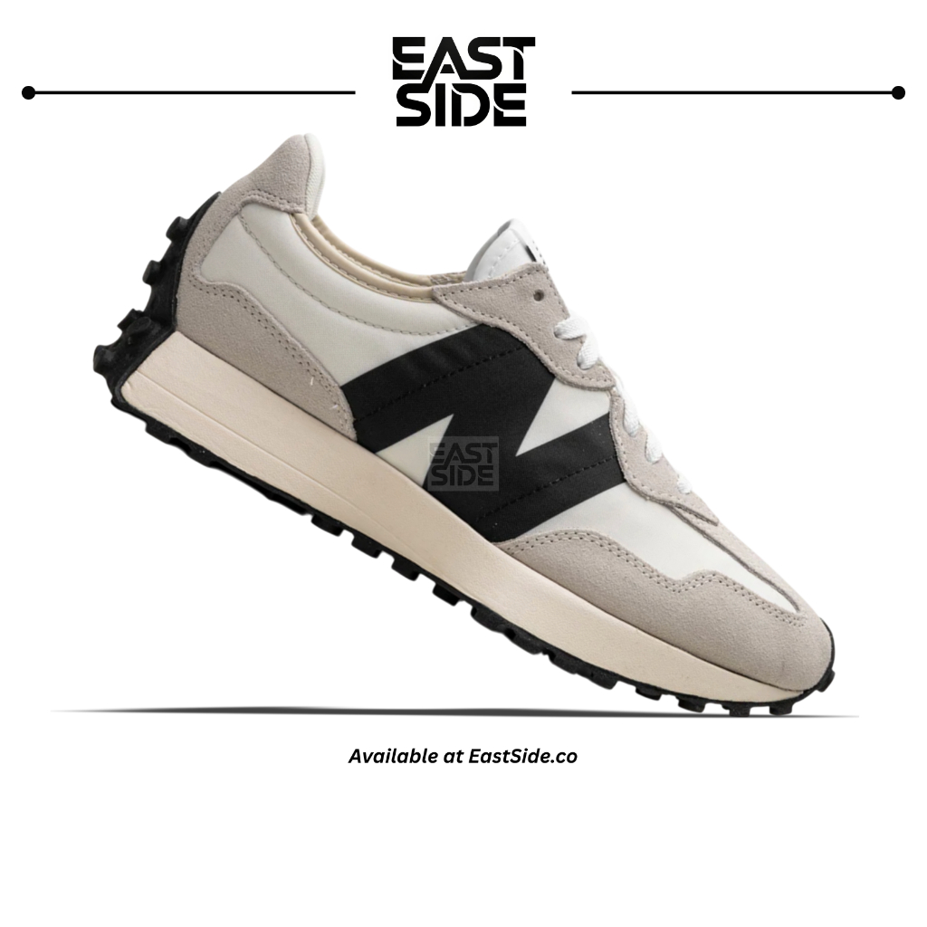 Eastside.co - Sepatu NB 327 White Black Sneakers Authentic