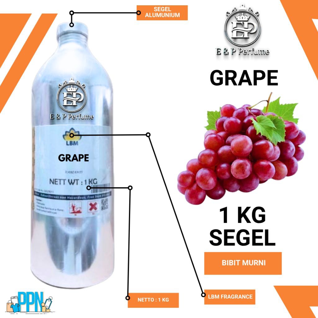 Bibit Parfum - Anggur | Grape by LBM Fragrance Oil