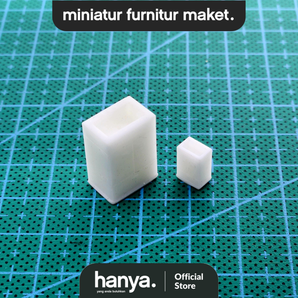 Maket Wastafel Lemari - Maket Interior kuliah Miniatur Furnitur Bahan Resin - Wastafel Lemari 1:50 /