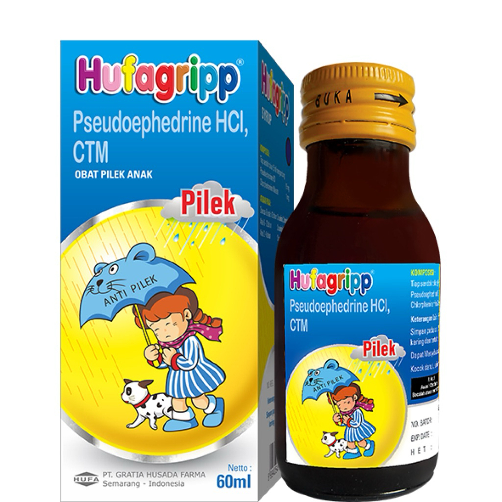 hufagrip pilek anak 60 ml