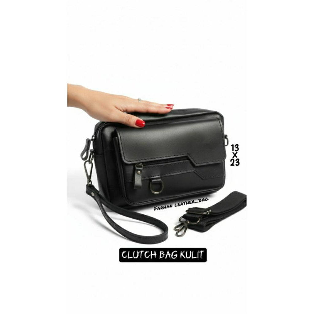 clutch kulit tas hand bag kulit pria tas tangan pria tas selempang kulit pria