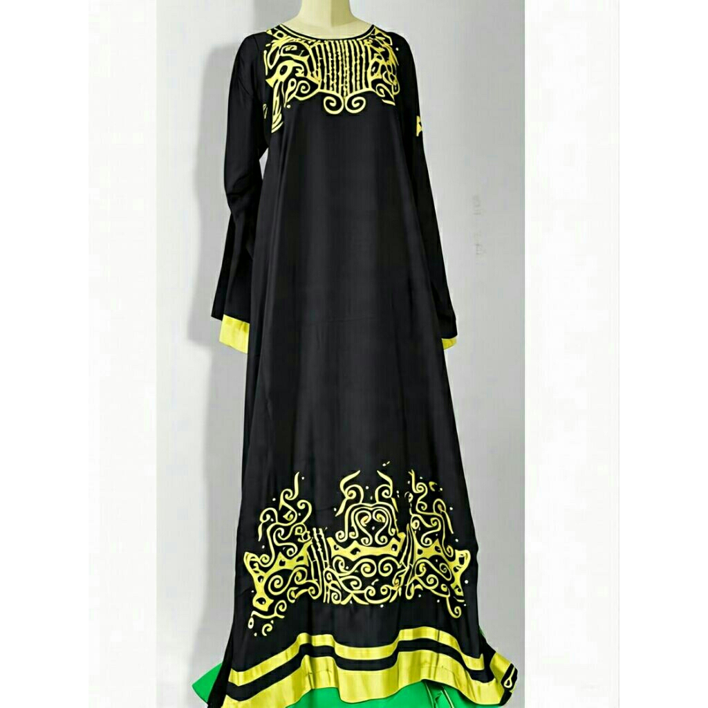 OBRAL ABAYA JUBAH HITAM GAMIS ARAB