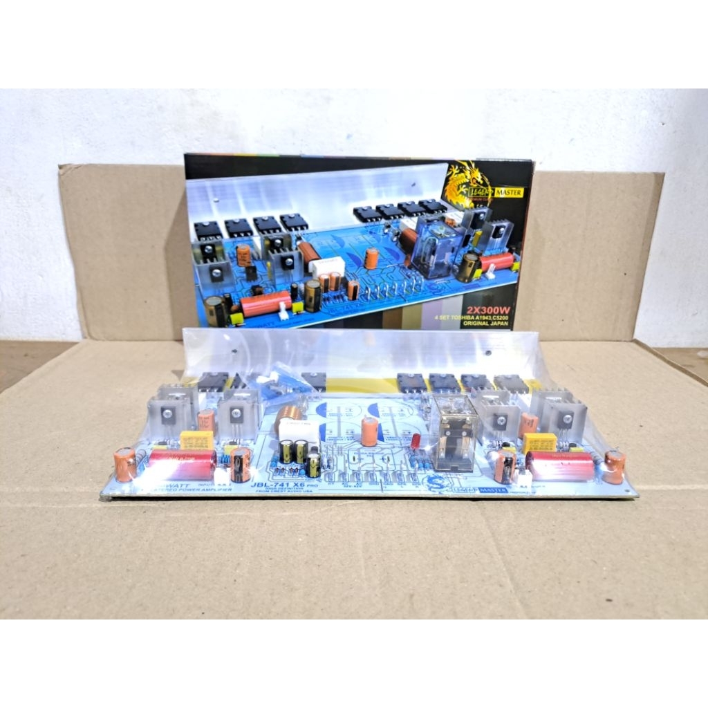 Kit PA Stereo HIfi JBL 741 - X 6 Plus Tr Final 2 x 300 Watt .