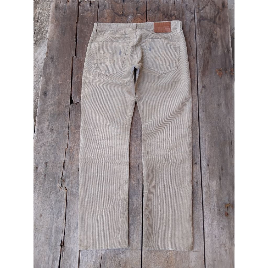 celana corduroy adriano goldschmied slim size fit 32 second