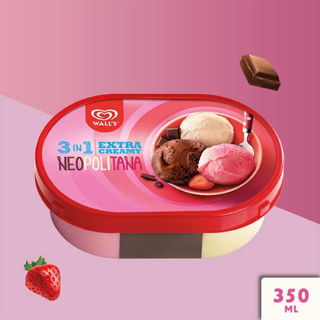 Es krim Walls Neapolitan 350 ml