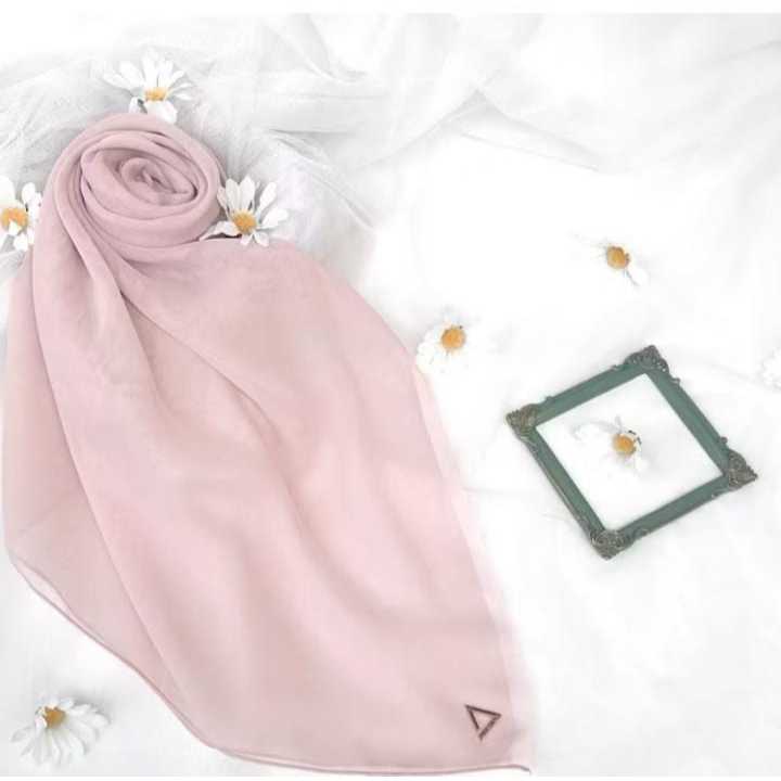 Hijab Jilbab Paris Jepang Original Segi Empat Polos Premium Tebal Lembut Licin