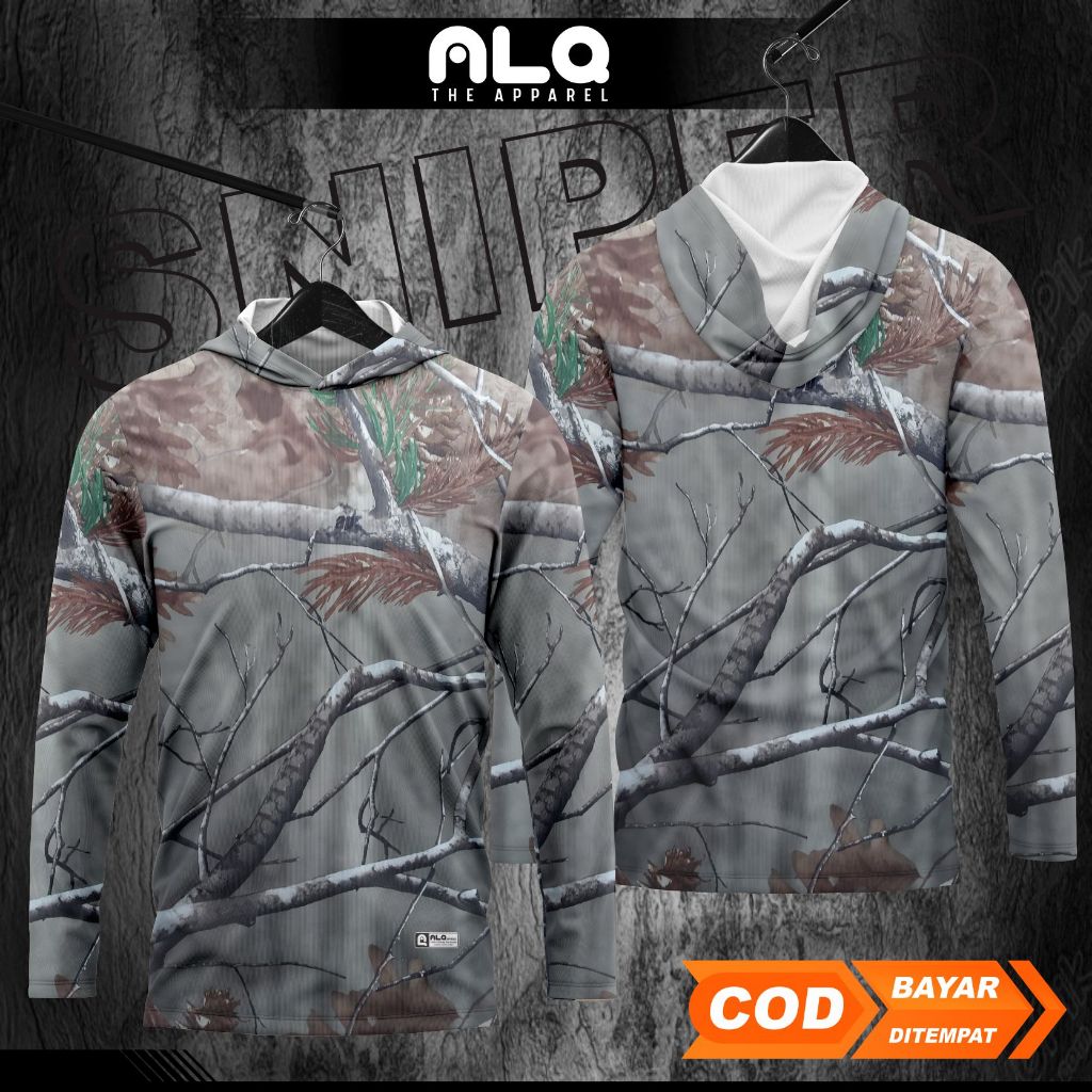 ALQ017 // JERSEY HUNTER/JERSEY COMO/BAJU BERBURU/ATASAN BERBURU/COMO/OLAHRAGA MENEMBAK