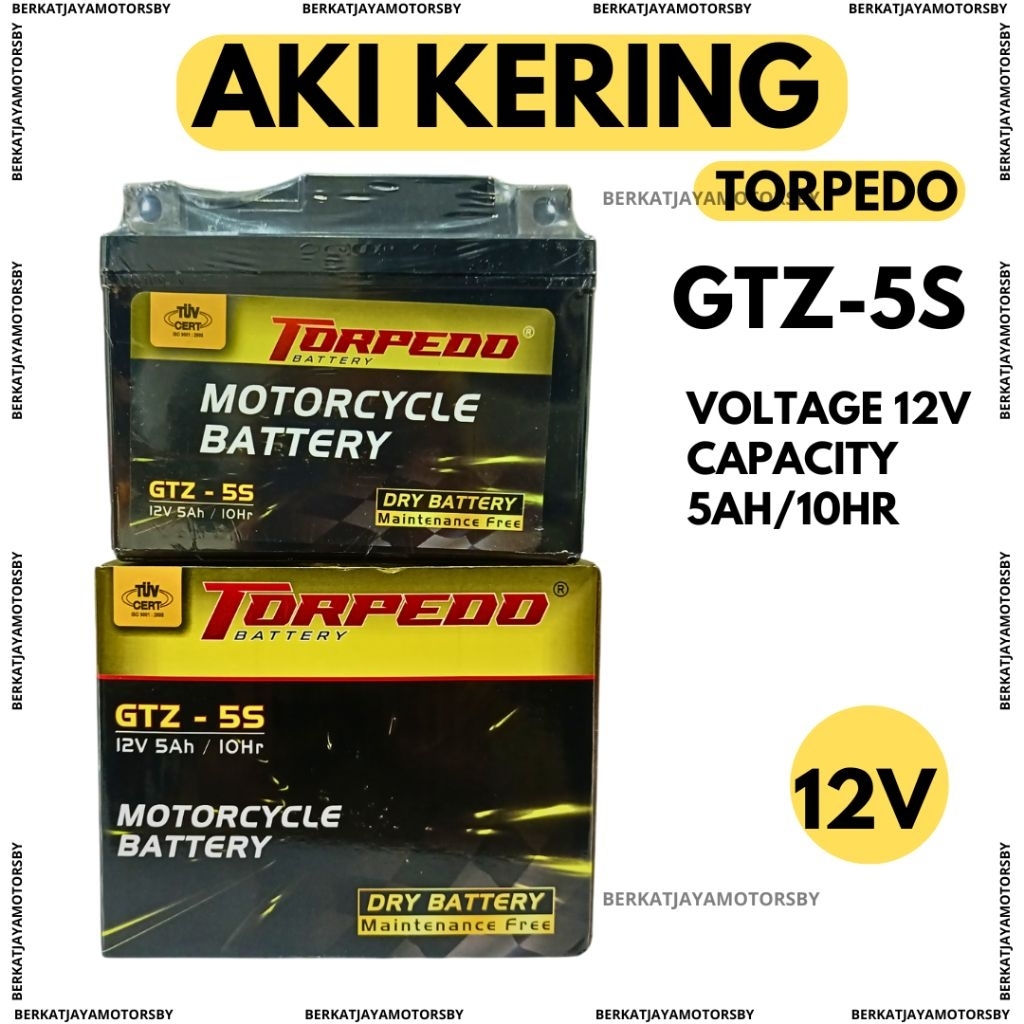AKI TORPEDO GTZ 5S 12V 5Ah