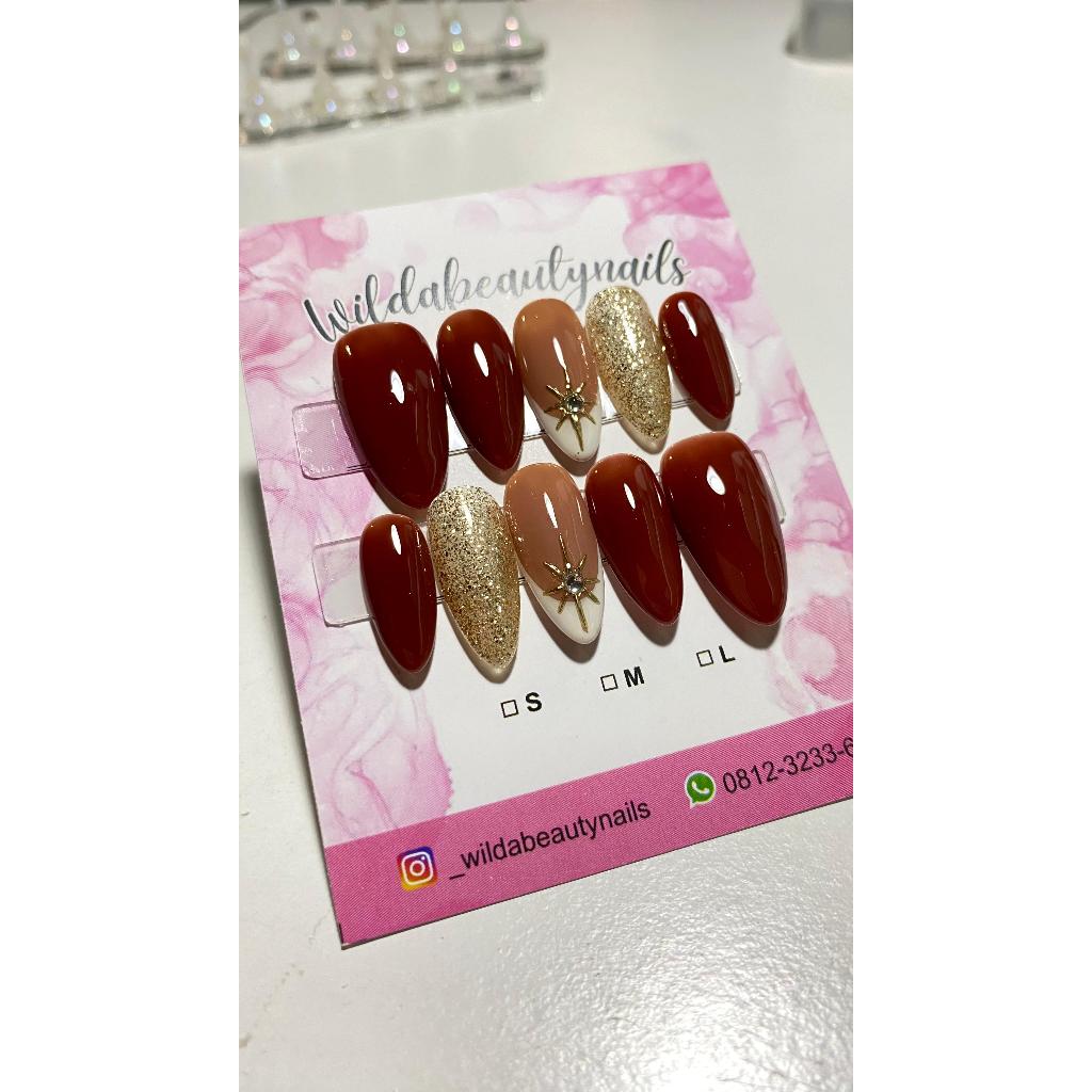 NAIL ART - kuku palsu nail arts beraneka motif