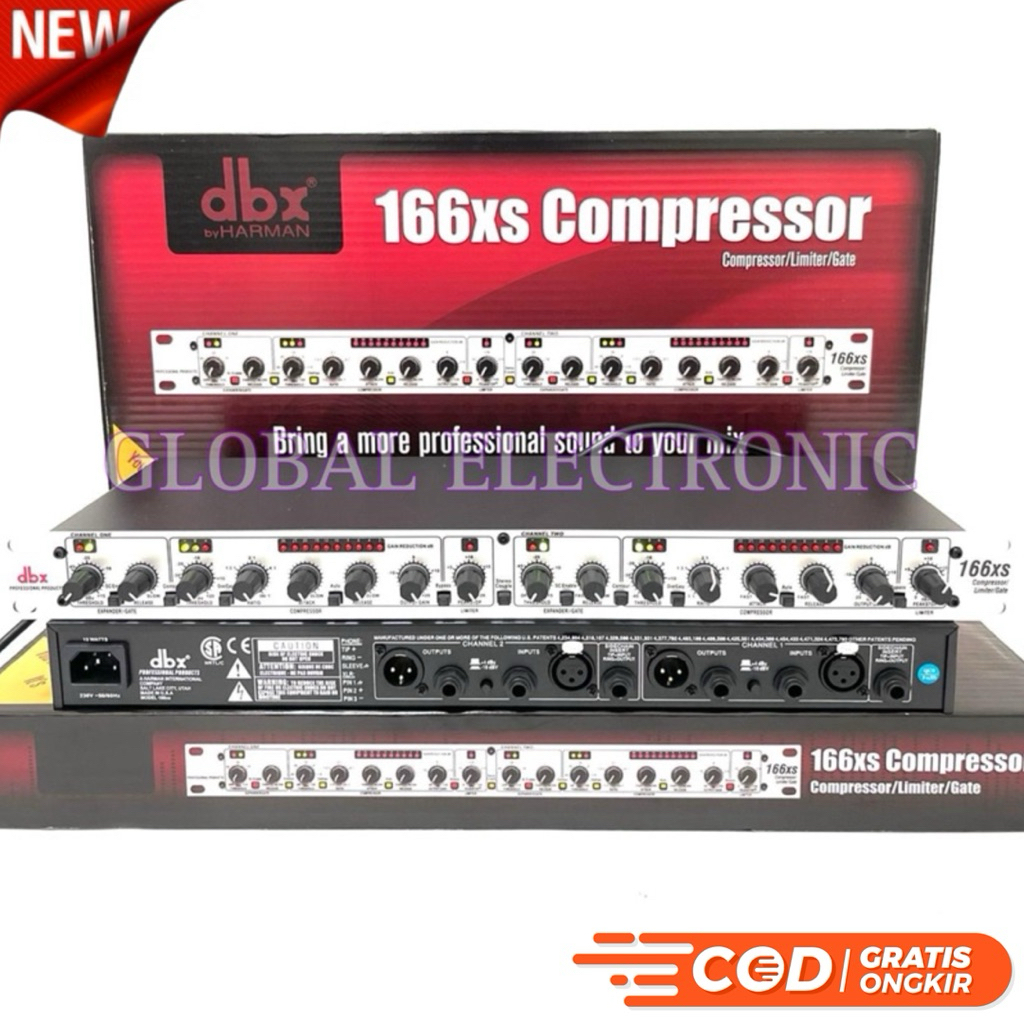 COMPRESSOR LIMITER DBX 166 XS / 166XS COMPRESSOR DBX