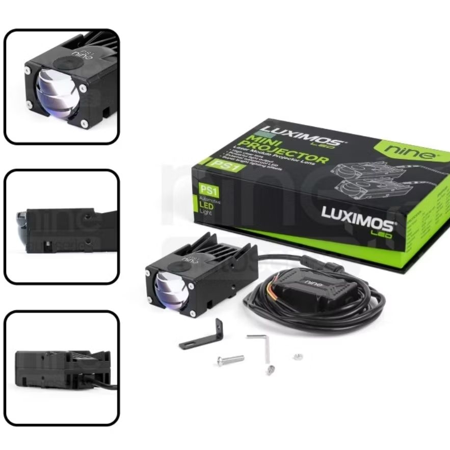 LAMPU MINI BILED LASER NINE LUXIMOS PS1 LAMPU MINI BILED LASER AUTDOR WATERPROOF