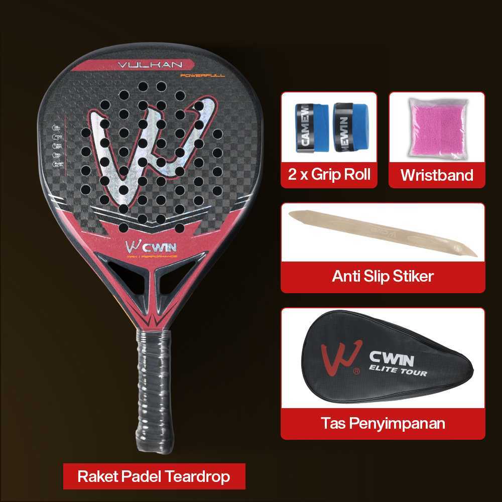 Camewin Vulkan Raket Padel 12K Carbon 365g