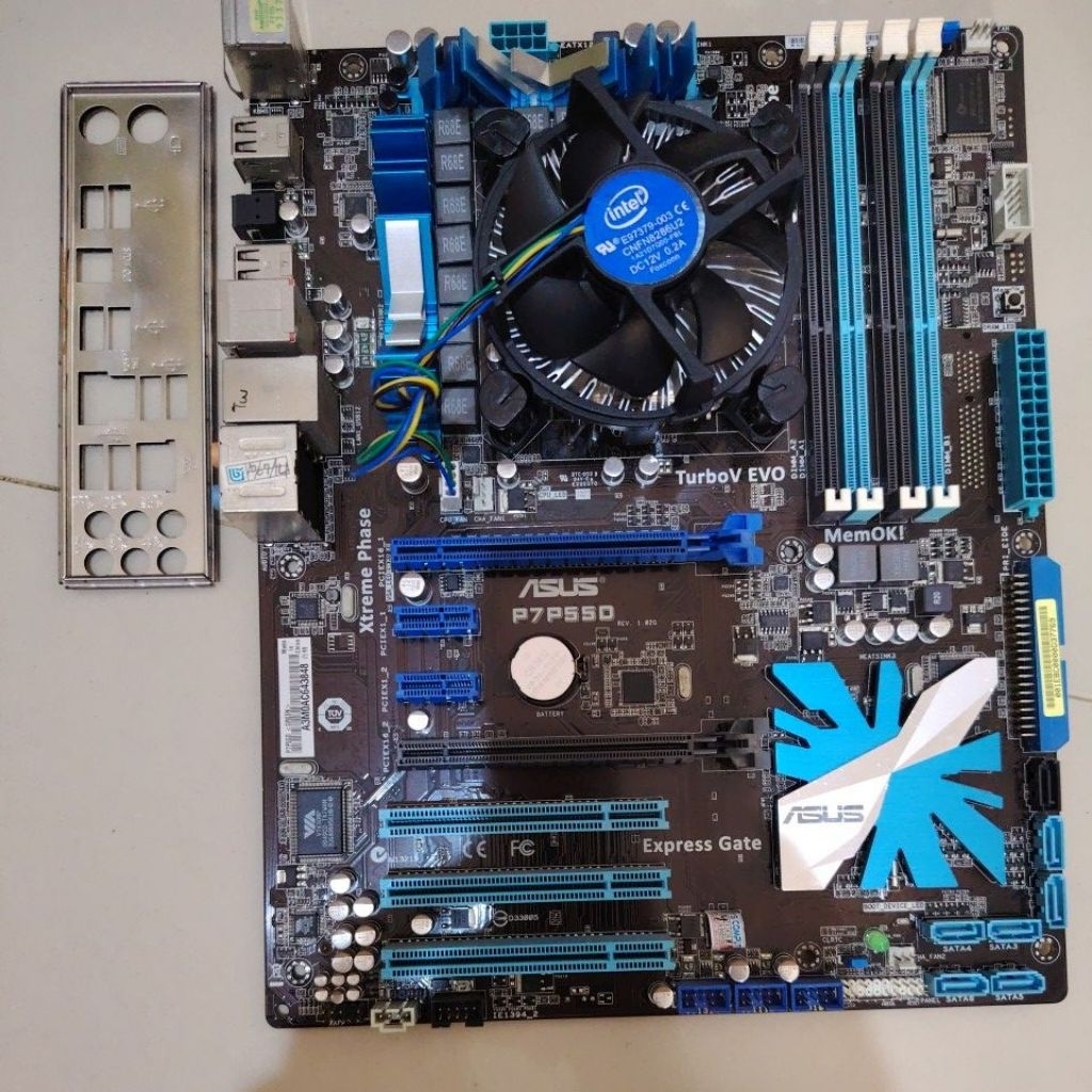 Motherboard ASUS P7P55D & Intel Core i5 Gen 1