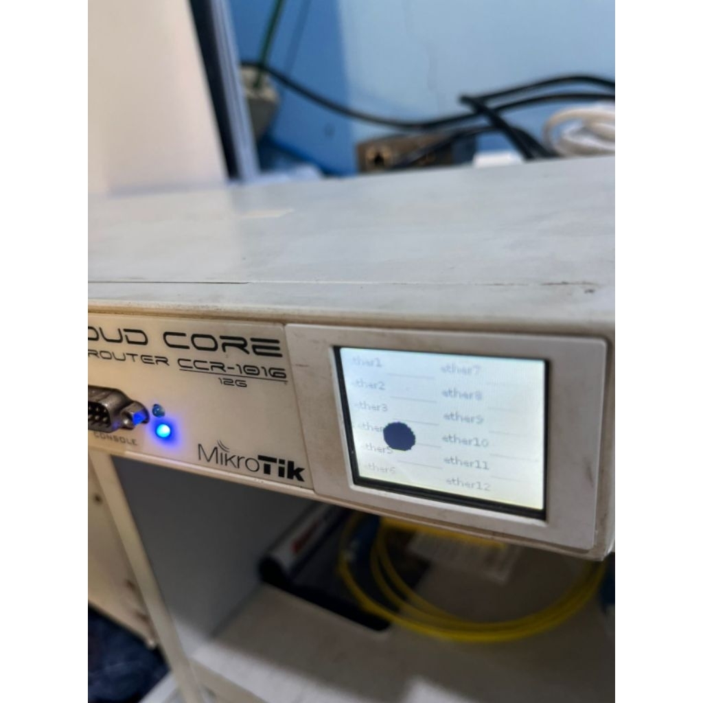 mikrotik ccr 1016 12G bekas second