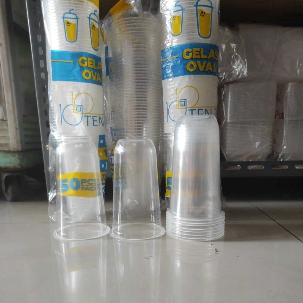 GELAS OVAL  OZ ukuran 22