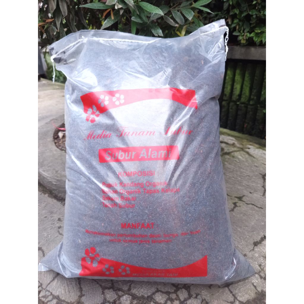 Subur alami, media tanam, Kompos, sekam, pupuk tanaman