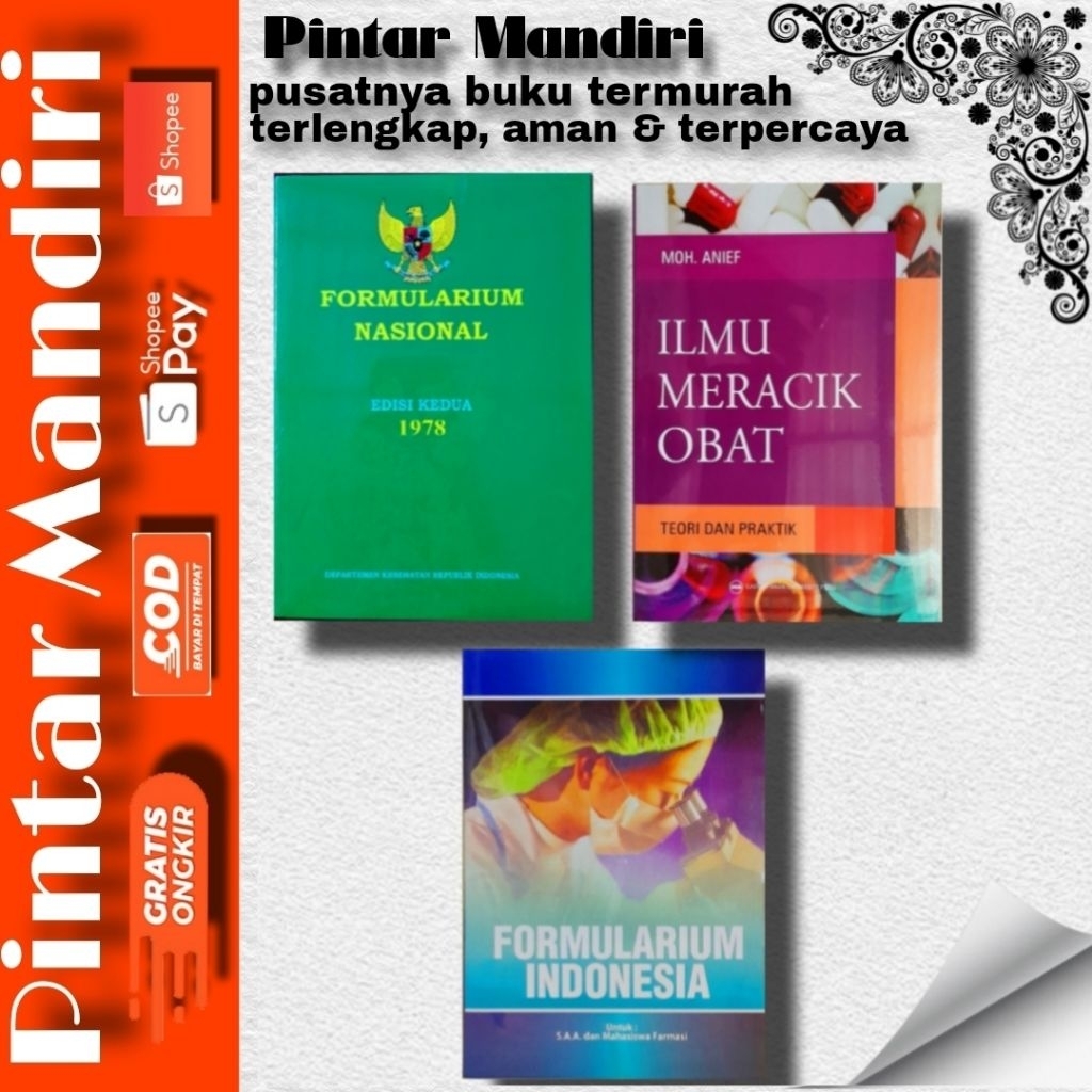 3 Buku Farmasi : Fornas, IMO, FOI