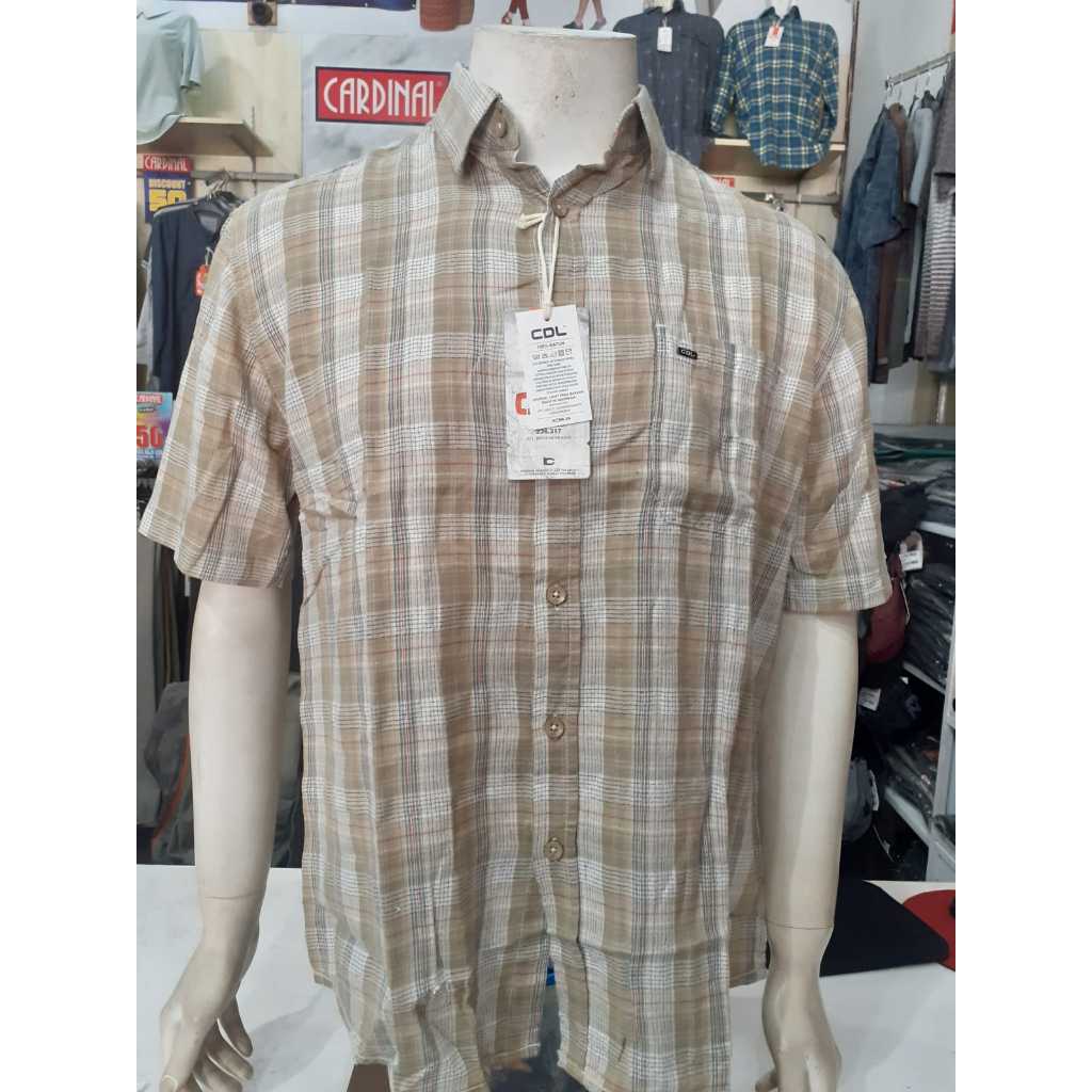 Kemeja Pria / Hem Pria Lengan Pendek / Lengan Panjang CDL Cardinal Original Model Terbaru