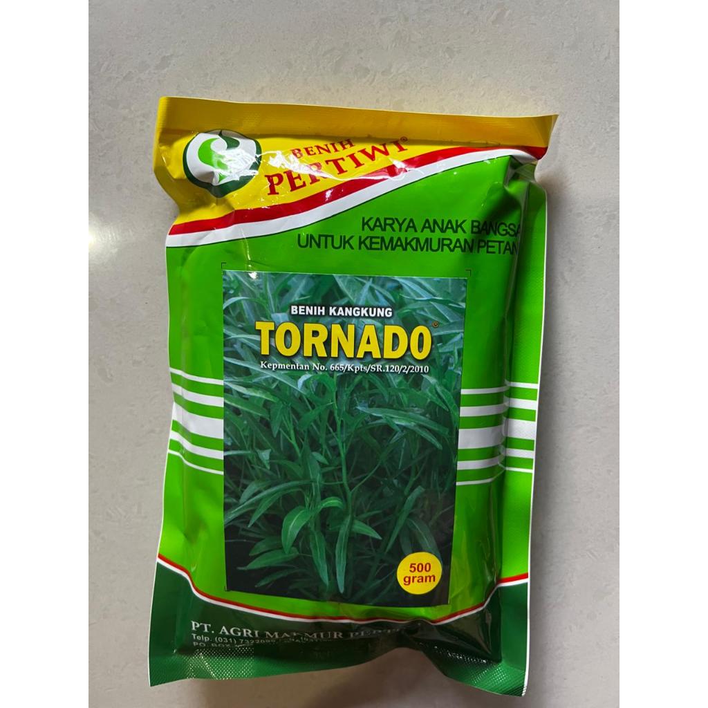 Benih kangkung TORNADO 500 gram kangkung daun sempit produksi benih pertiwi