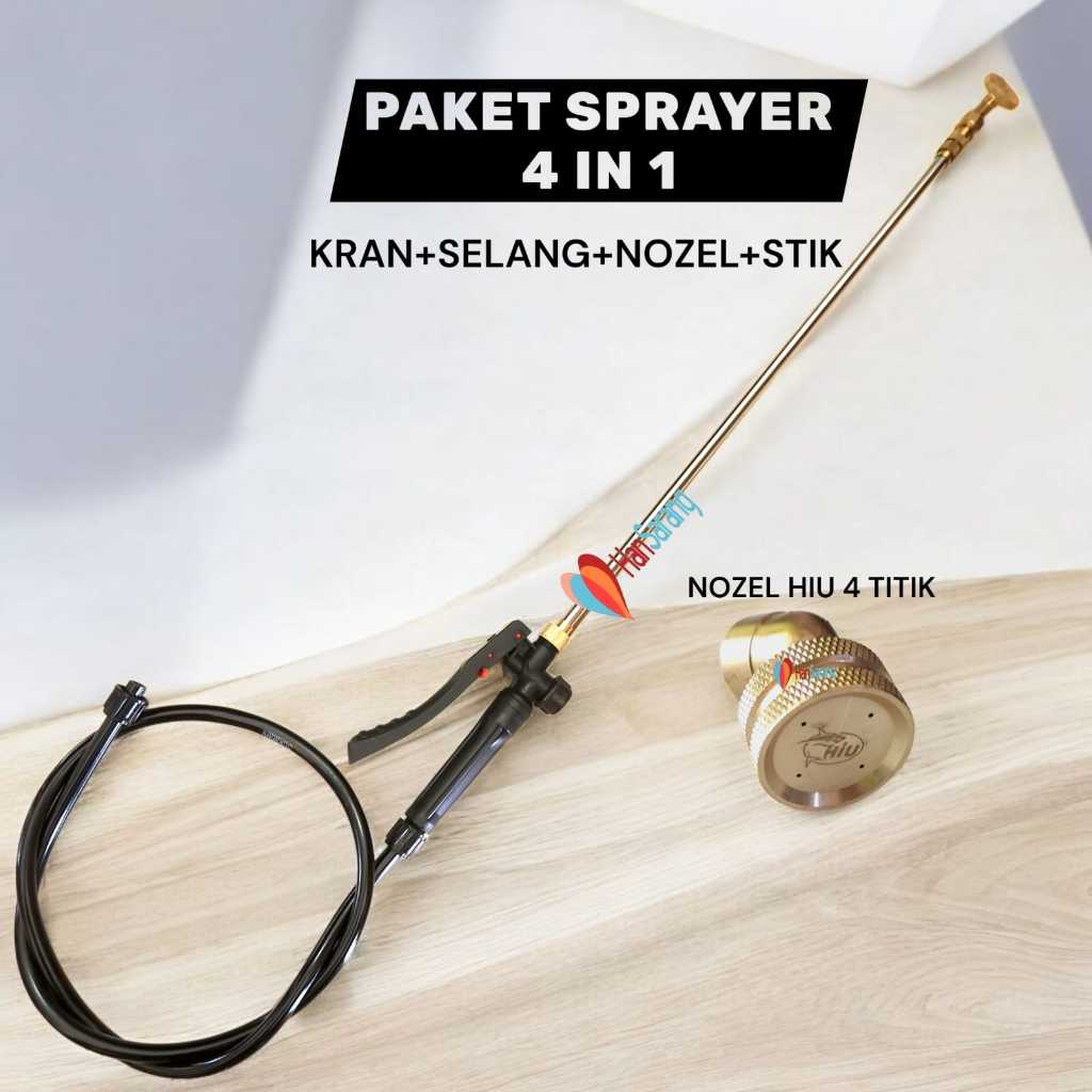 Stik Lurus Sprayer Elektrik Nosel CBA Nagasaki DGW Universal PAKET 4 IN 1