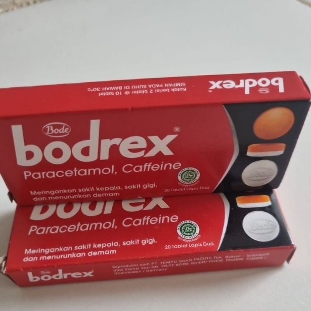 BODREX BOX 20 TABLET || OBAT SAKIT KEPALA, SAKIT GIGI
