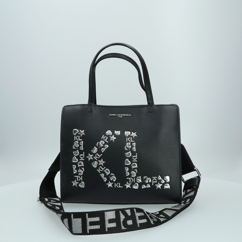 PRELOVED Tas Karl Lagerfeld Maybelle Logo Paris Satchel PL