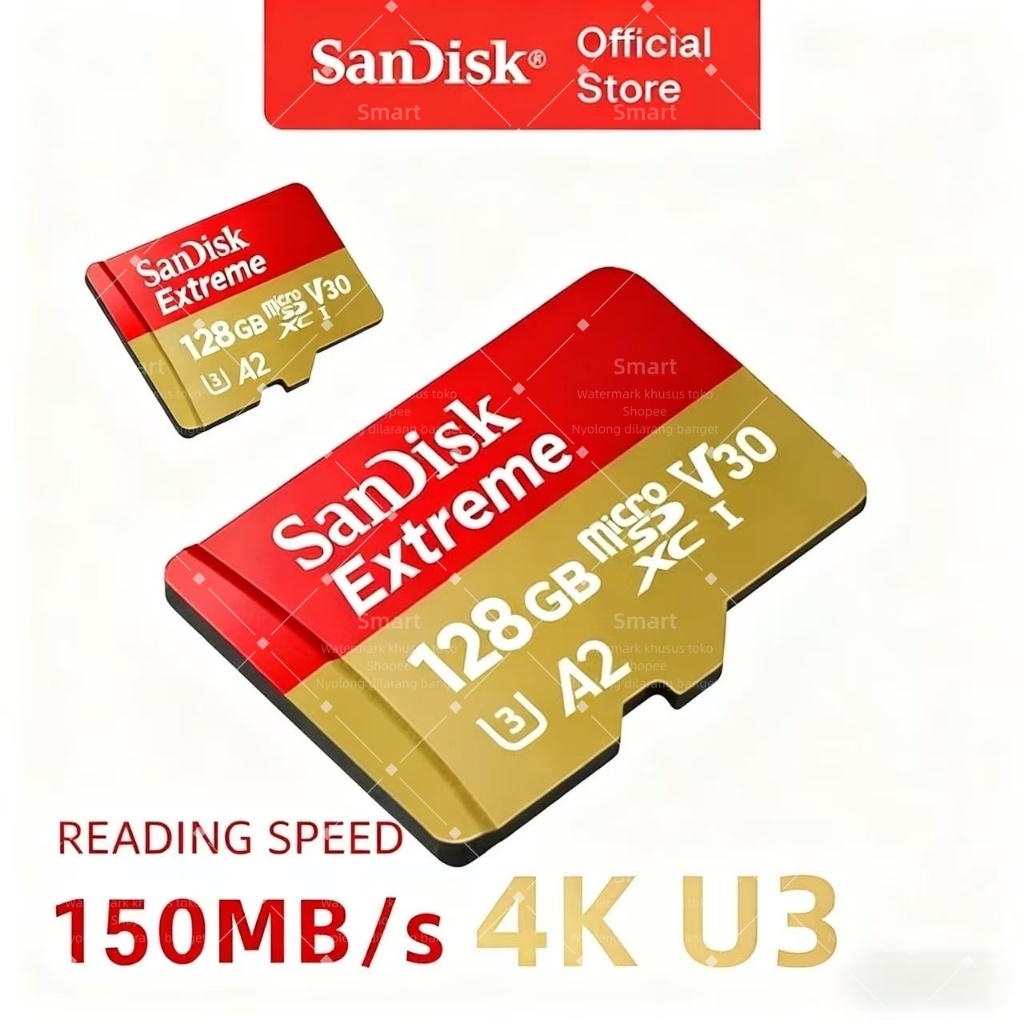 SanDisk Official Store ID Ultra Extreme PRO 512GB 256GB 128GB 64GB 32GB 16GB Micro SD TF Memory Card
