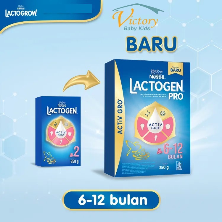 Nestle Lactogen 2 Susu Formula 6-12 Bulan Box 350 g