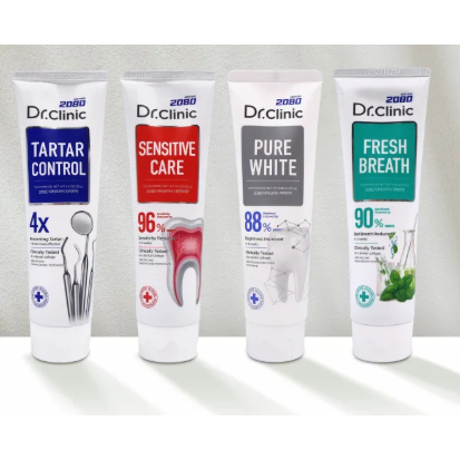 AEKYUNG 2080 TOOTHPASTE DR.CLINIC 125G