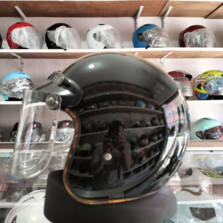 helm marcolino edisi batik ori