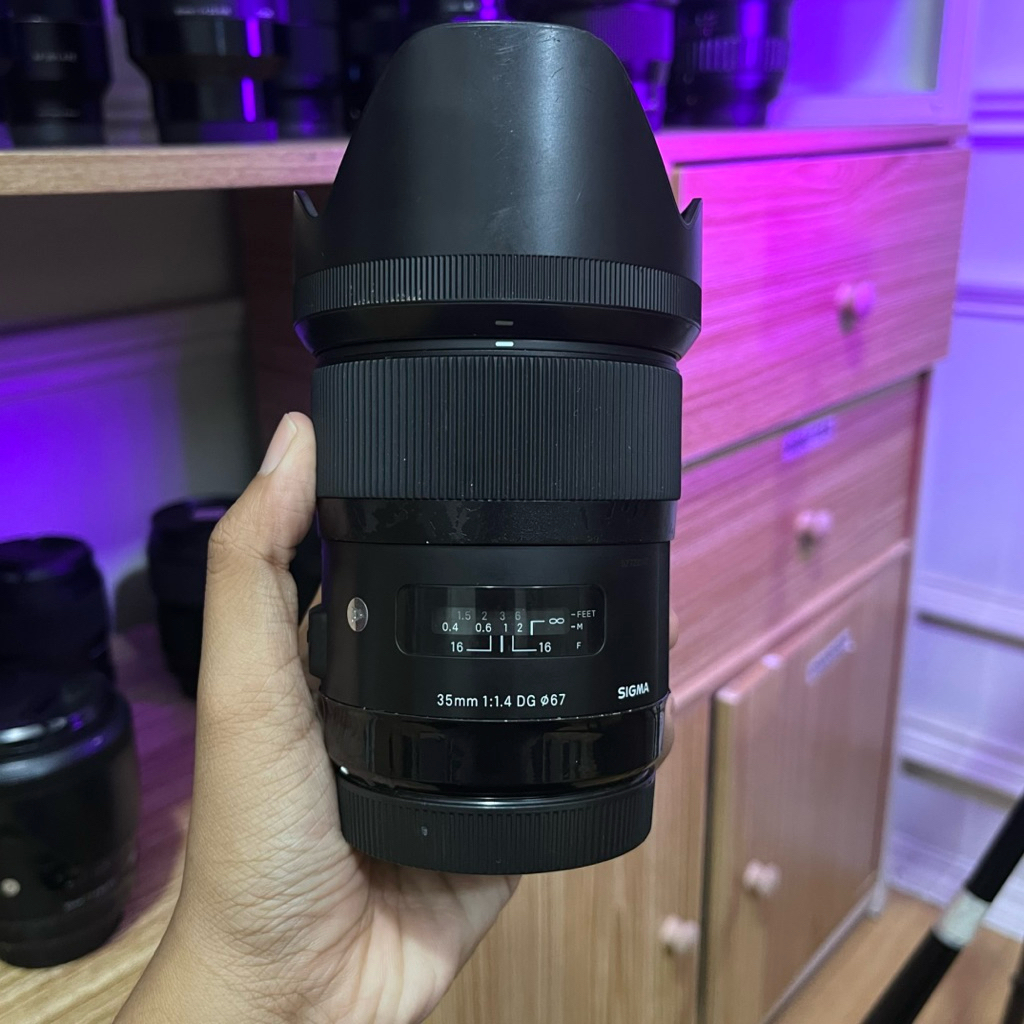 Lensa 35mm f1.4 sigma art canon