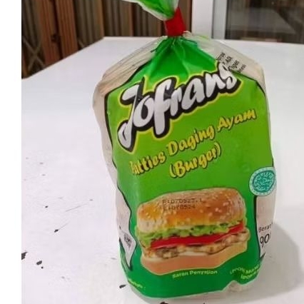 Jofrans Patties Daging Ayam untuk burger 900 gr