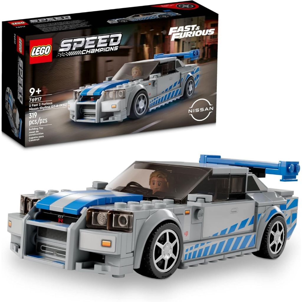 LEGO Speed Champions 2 Fast 2 Furious Nissan Skyline GT-R R34