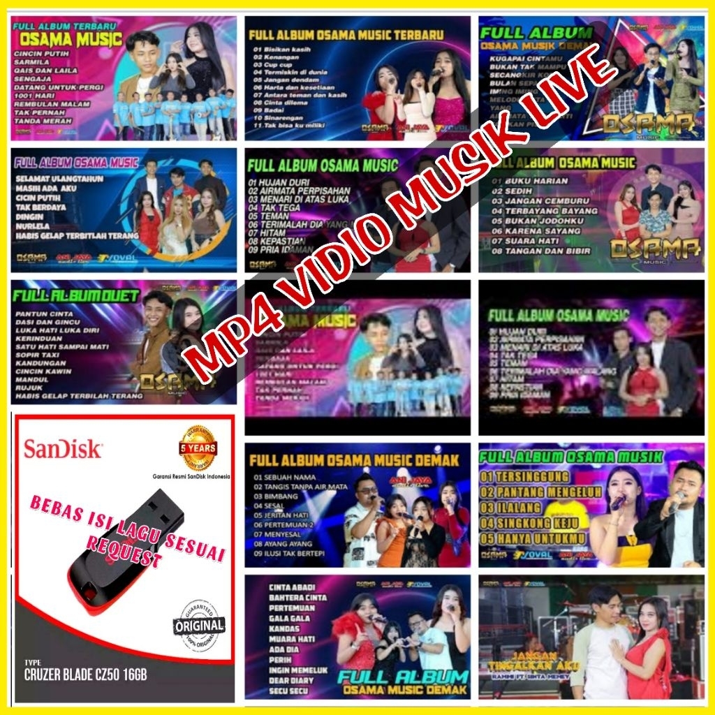 USB MOBIL MP4 VIDI0 MUSIK LAGU DANGDUT KOPLO TERBARU 2025 - USB BISA BUAT DI SPEAKER AKTIF - MP3 LAG