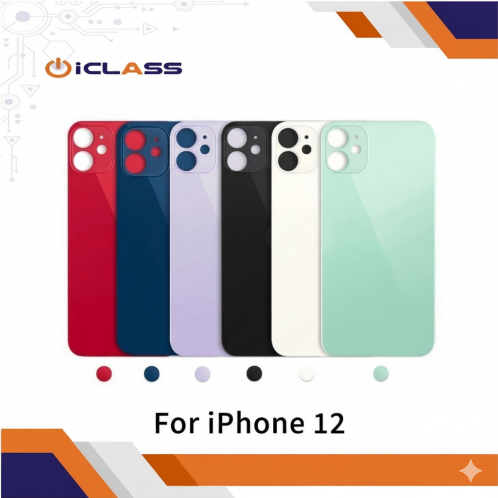 BACKGLASS BACKDOOR IPHONE 12 12 MINI ALL VARIAN WARNA