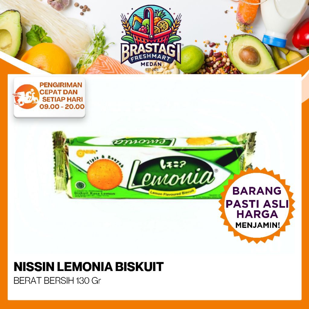 NISSIN LEMONIA BISKUIT / KUE KERING