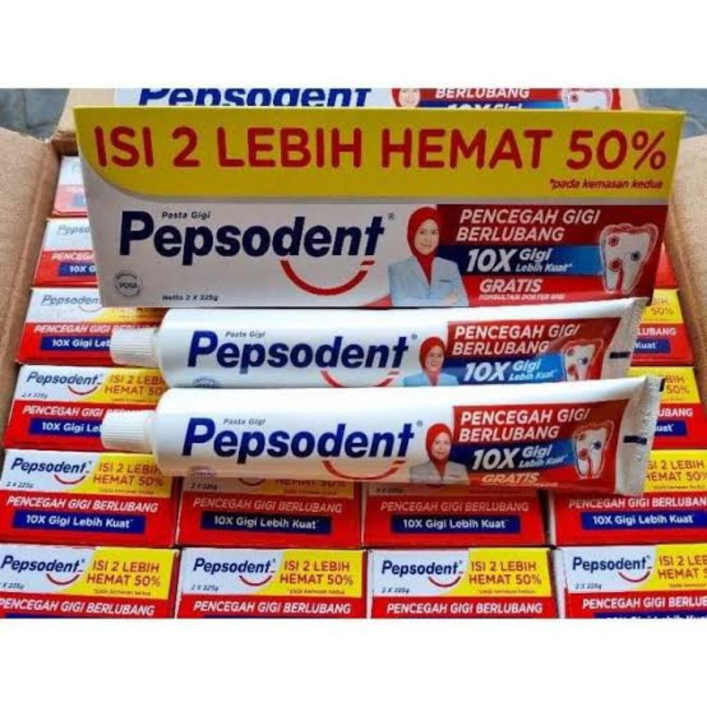 Pepsodent 225gr isi 2