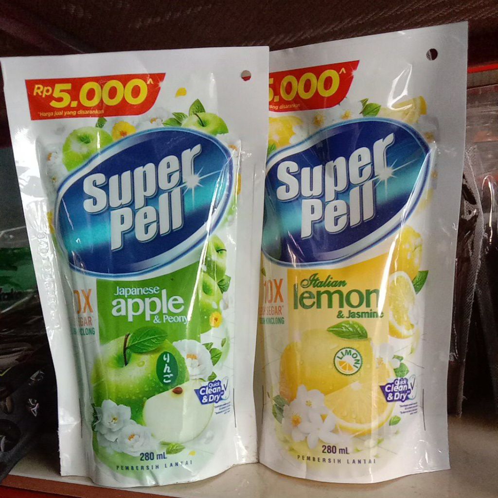 Super Pell Pembersih Lantai / 280ml / 5000an