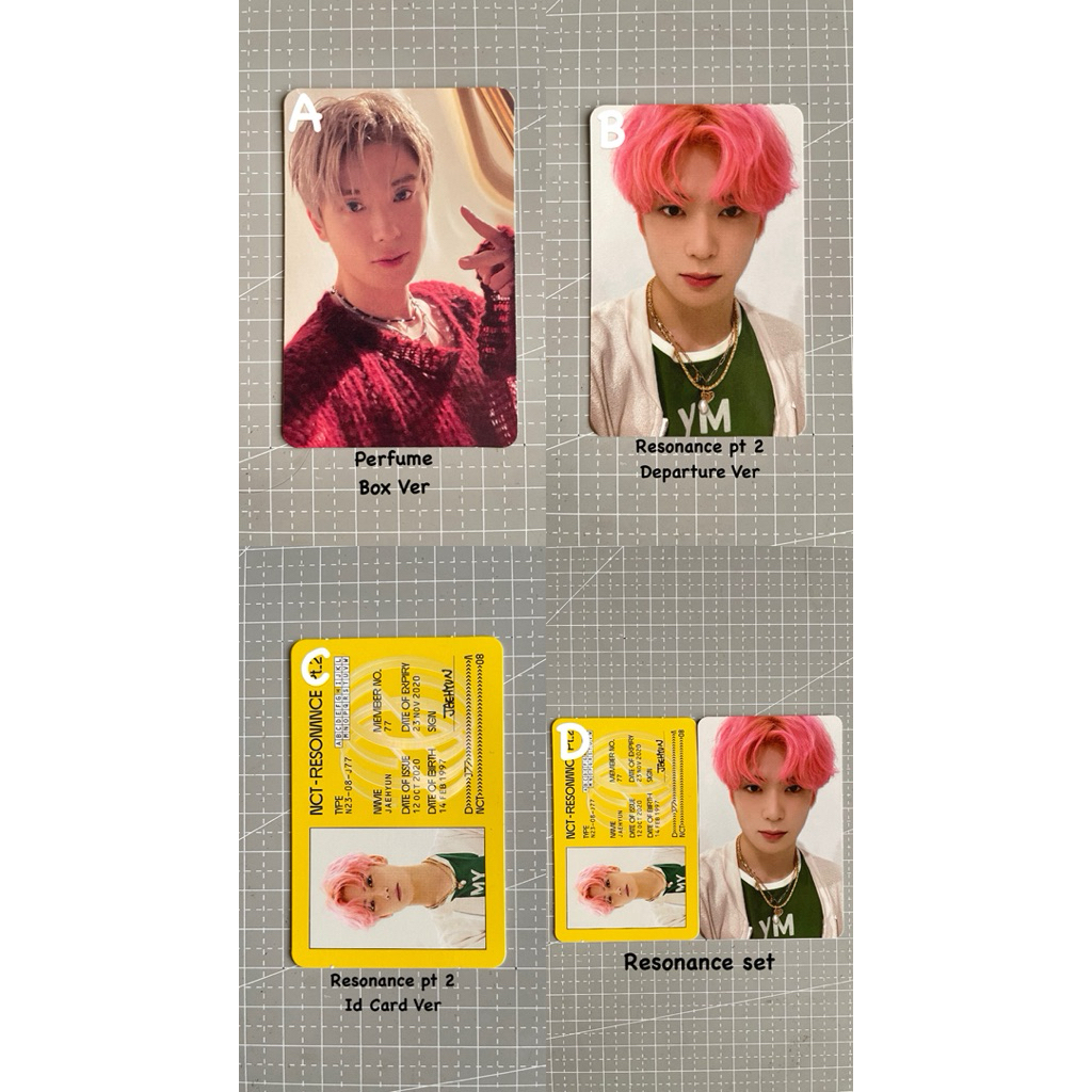 Photocard official Jaehyun NCT